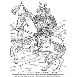 Disegno da colorare: Samurai (Personaggi Fantasy e Avventura) #107269 - Pagine da Colorare Stampabili Gratuite