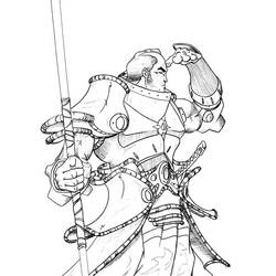 Disegno da colorare: Samurai (Personaggi Fantasy e Avventura) #107273 - Pagine da Colorare Stampabili Gratuite