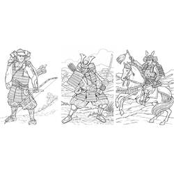 Disegno da colorare: Samurai (Personaggi Fantasy e Avventura) #107291 - Pagine da Colorare Stampabili Gratuite
