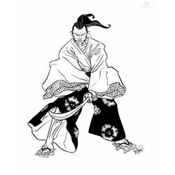 Disegno da colorare: Samurai (Personaggi Fantasy e Avventura) #107296 - Pagine da Colorare Stampabili Gratuite