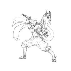 Disegno da colorare: Samurai (Personaggi Fantasy e Avventura) #107297 - Pagine da Colorare Stampabili Gratuite
