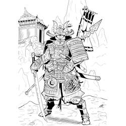 Disegno da colorare: Samurai (Personaggi Fantasy e Avventura) #107315 - Pagine da Colorare Stampabili Gratuite
