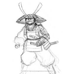 Disegno da colorare: Samurai (Personaggi Fantasy e Avventura) #107318 - Pagine da Colorare Stampabili Gratuite