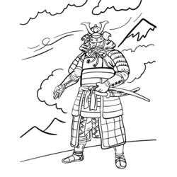 Disegno da colorare: Samurai (Personaggi Fantasy e Avventura) #107333 - Pagine da Colorare Stampabili Gratuite