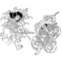 Disegno da colorare: Samurai (Personaggi Fantasy e Avventura) #107342 - Pagine da Colorare Stampabili Gratuite