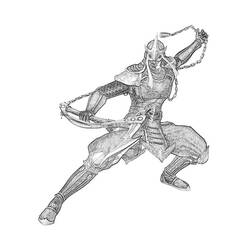 Disegno da colorare: Samurai (Personaggi Fantasy e Avventura) #107363 - Pagine da Colorare Stampabili Gratuite