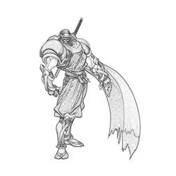 Disegno da colorare: Samurai (Personaggi Fantasy e Avventura) #107384 - Pagine da Colorare Stampabili Gratuite