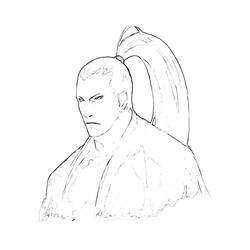 Disegno da colorare: Samurai (Personaggi Fantasy e Avventura) #107410 - Pagine da Colorare Stampabili Gratuite