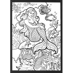 Disegno da colorare: Sirena (Personaggi Fantasy e Avventura) #147179 - Pagine da Colorare Stampabili Gratuite