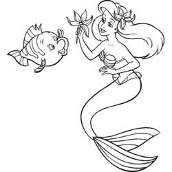 Disegno da colorare: Sirena (Personaggi Fantasy e Avventura) #147226 - Pagine da Colorare Stampabili Gratuite