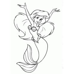 Disegno da colorare: Sirena (Personaggi Fantasy e Avventura) #147234 - Pagine da Colorare Stampabili Gratuite