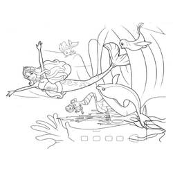 Disegno da colorare: Sirena (Personaggi Fantasy e Avventura) #147260 - Pagine da Colorare Stampabili Gratuite