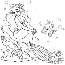 Disegno da colorare: Sirena (Personaggi Fantasy e Avventura) #147337 - Pagine da Colorare Stampabili Gratuite