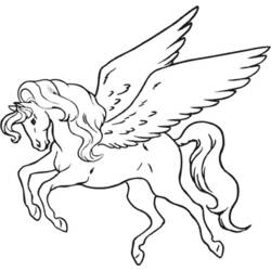 Disegni da colorare: Unicorno - Pagine da Colorare Stampabili Gratuite