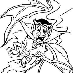 Disegno da colorare: Vampiro (Personaggi Fantasy e Avventura) #85897 - Pagine da Colorare Stampabili Gratuite