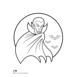 Disegno da colorare: Vampiro (Personaggi Fantasy e Avventura) #85921 - Pagine da Colorare Stampabili Gratuite