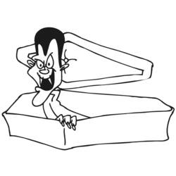 Disegno da colorare: Vampiro (Personaggi Fantasy e Avventura) #85935 - Pagine da Colorare Stampabili Gratuite