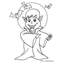 Disegno da colorare: Vampiro (Personaggi Fantasy e Avventura) #85948 - Pagine da Colorare Stampabili Gratuite