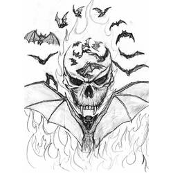 Disegni da colorare: Vampiro - Pagine da Colorare Stampabili Gratuite