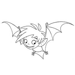Disegno da colorare: Vampiro (Personaggi Fantasy e Avventura) #85964 - Pagine da Colorare Stampabili Gratuite