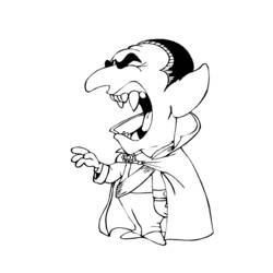 Disegno da colorare: Vampiro (Personaggi Fantasy e Avventura) #85969 - Pagine da Colorare Stampabili Gratuite