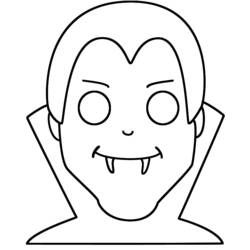Disegno da colorare: Vampiro (Personaggi Fantasy e Avventura) #85999 - Pagine da Colorare Stampabili Gratuite