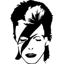 Disegni da colorare: David Bowie - Pagine da Colorare Stampabili Gratuite