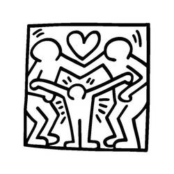 Disegni da colorare: Keith Haring - Pagine da Colorare Stampabili Gratuite