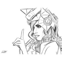 Disegni da colorare: Lady Gaga - Pagine da Colorare Stampabili Gratuite