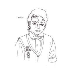 Disegni da colorare: Michael Jackson - Pagine da Colorare Stampabili Gratuite