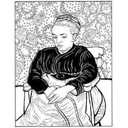 Disegni da colorare: Vincent van Gogh - Pagine da Colorare Stampabili Gratuite