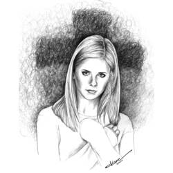 Disegno da colorare: Buffy l'uccisore di vampiri (spettacoli televisivi) #152926 - Pagine da Colorare Stampabili Gratuite