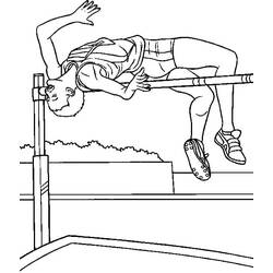Disegni da colorare: Atletica - Pagine da Colorare Stampabili Gratuite