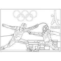 Disegni da colorare: Giochi Olimpici - Pagine da Colorare Stampabili Gratuite