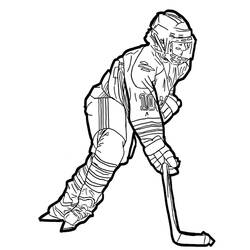 Disegni da colorare: Hockey - Pagine da Colorare Stampabili Gratuite