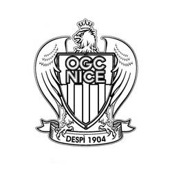 Disegni da colorare: OGC Nice - Pagine da Colorare Stampabili Gratuite