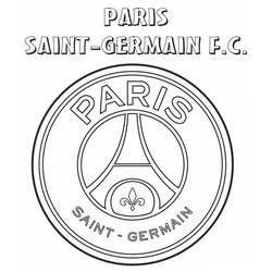 Disegni da colorare: Paris Saint-Germain (PSG) - Pagine da Colorare Stampabili Gratuite