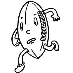 Disegni da colorare: Rugby - Pagine da Colorare Stampabili Gratuite