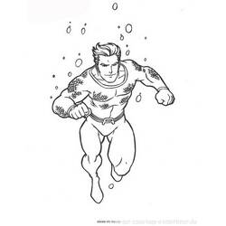 Disegno da colorare: Aquaman (Supereroe) #84977 - Pagine da Colorare Stampabili Gratuite