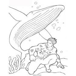 Disegno da colorare: Aquaman (Supereroe) #84995 - Pagine da Colorare Stampabili Gratuite