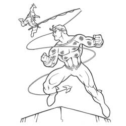 Disegno da colorare: Aquaman (Supereroe) #84997 - Pagine da Colorare Stampabili Gratuite