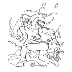 Disegno da colorare: Aquaman (Supereroe) #85010 - Pagine da Colorare Stampabili Gratuite