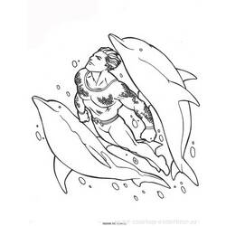 Disegno da colorare: Aquaman (Supereroe) #85020 - Pagine da Colorare Stampabili Gratuite