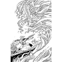 Disegno da colorare: Aquaman (Supereroe) #85038 - Pagine da Colorare Stampabili Gratuite