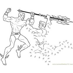 Disegno da colorare: Aquaman (Supereroe) #85087 - Pagine da Colorare Stampabili Gratuite