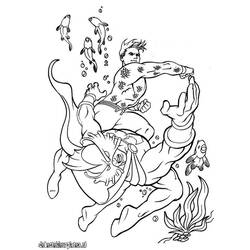 Disegno da colorare: Aquaman (Supereroe) #85160 - Pagine da Colorare Stampabili Gratuite