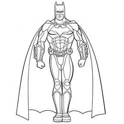 Disegno da colorare: Batman (Supereroe) #76824 - Pagine da Colorare Stampabili Gratuite
