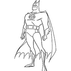 Disegno da colorare: Batman (Supereroe) #76825 - Pagine da Colorare Stampabili Gratuite