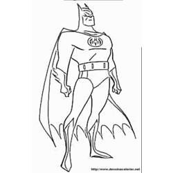Disegno da colorare: Batman (Supereroe) #76826 - Pagine da Colorare Stampabili Gratuite