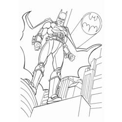 Disegno da colorare: Batman (Supereroe) #76832 - Pagine da Colorare Stampabili Gratuite